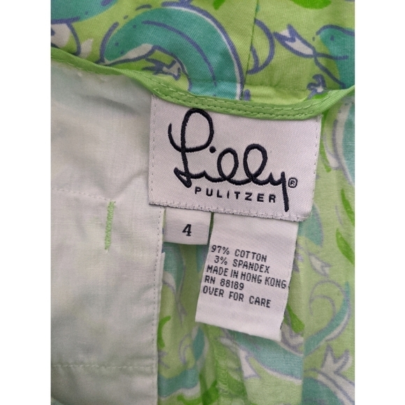 Lilly Pulitzer Capri Pants in Leapin' Lizard Print - Picture 4 of 5